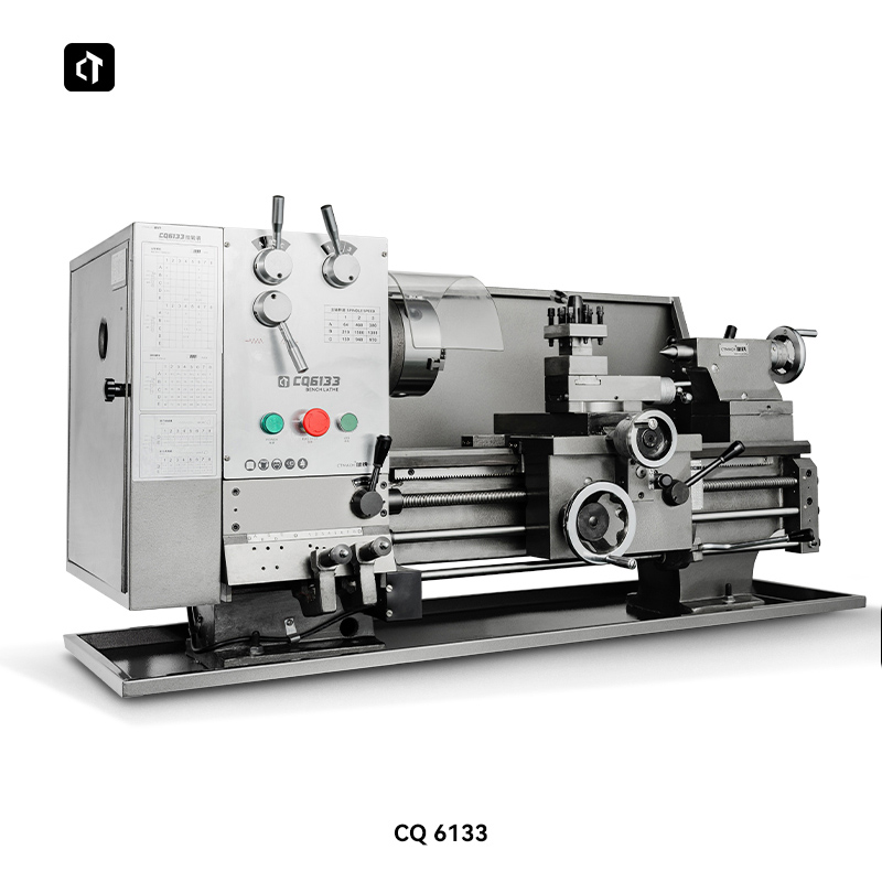 Electronic speed-regulating lathe